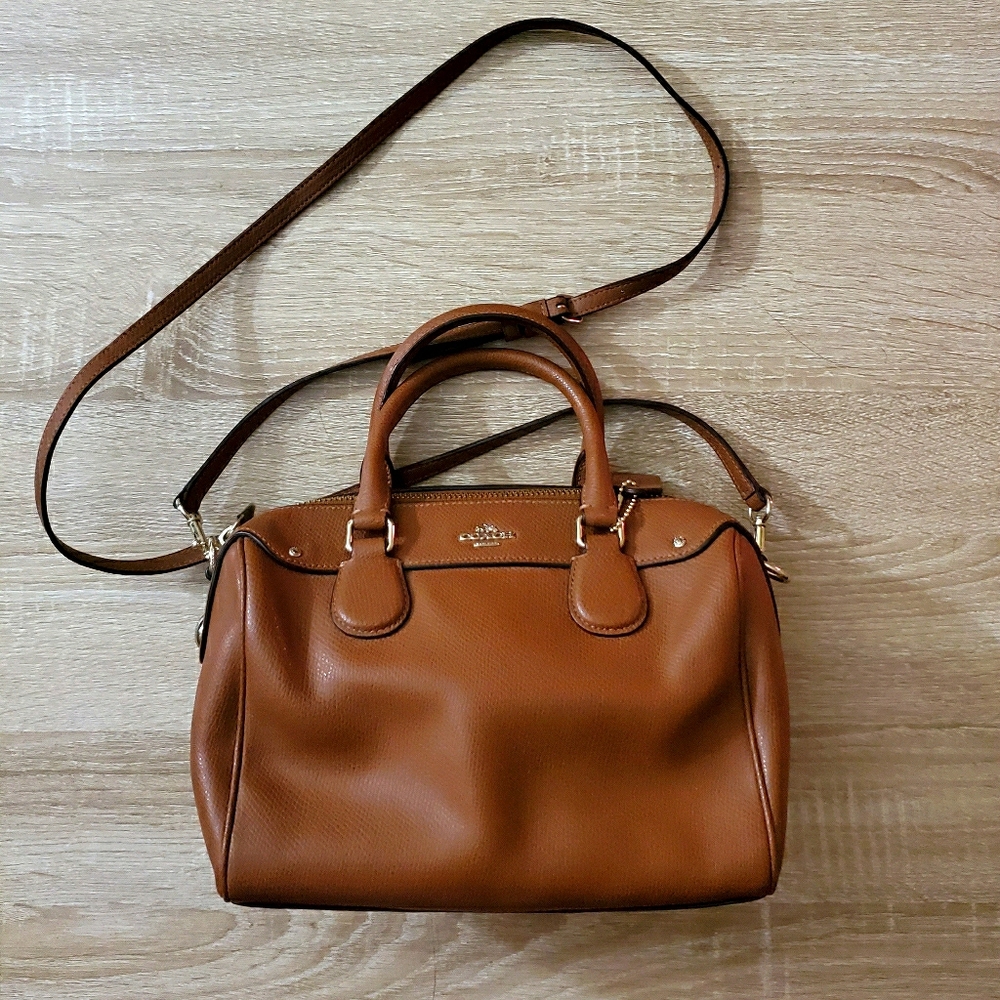 Tan Coach Bennett Satchel